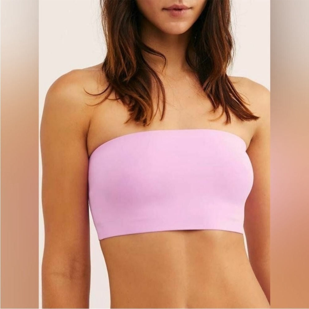 Free People Pink Bandeau Top